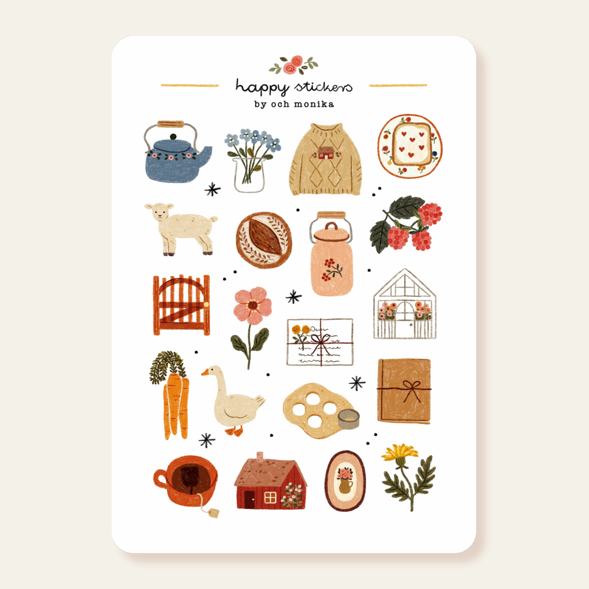 Soft Life Sticker Sheet | Och Monika