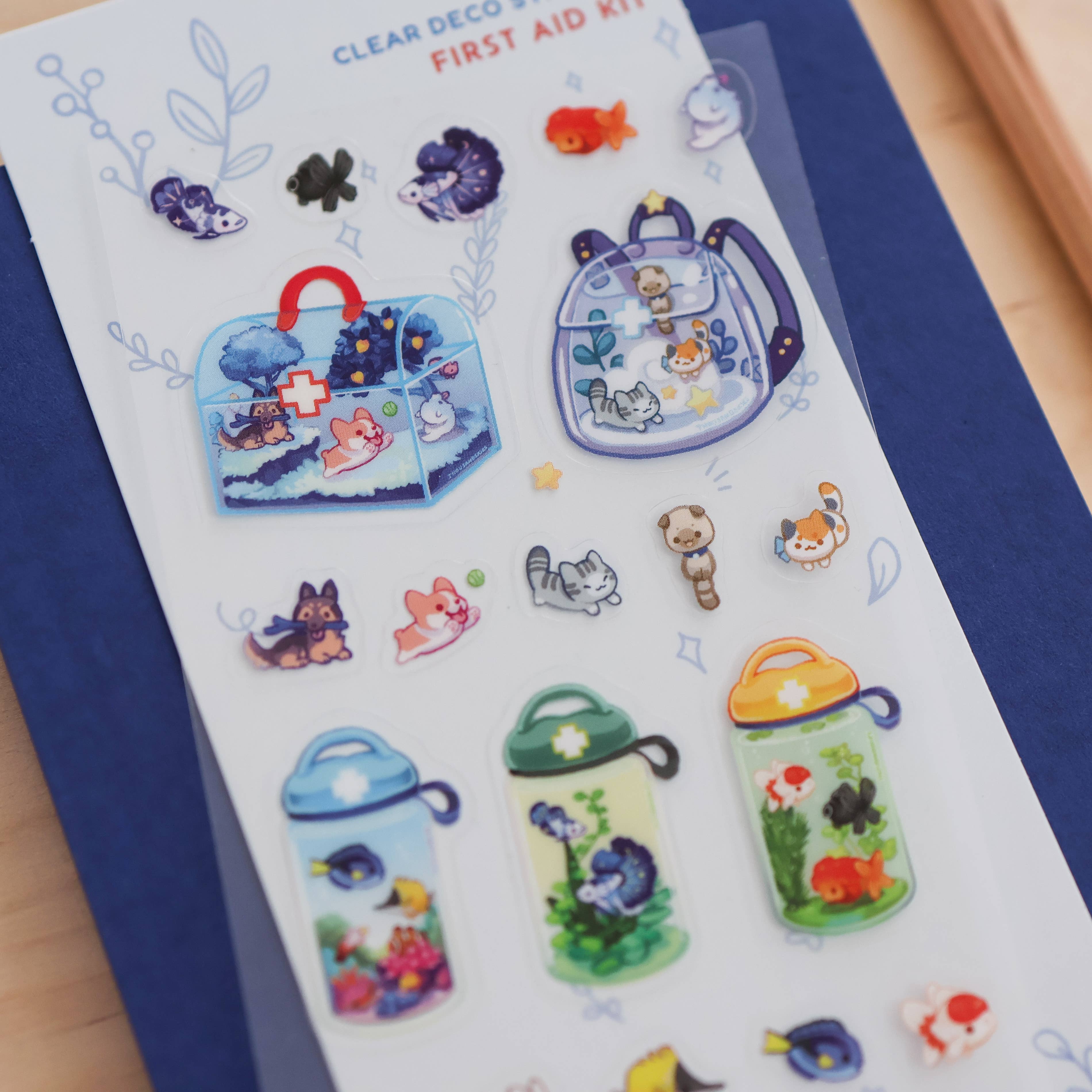 First Aid Kit Clear Sticker Sheet by Thousand Skies | Papertail Fox