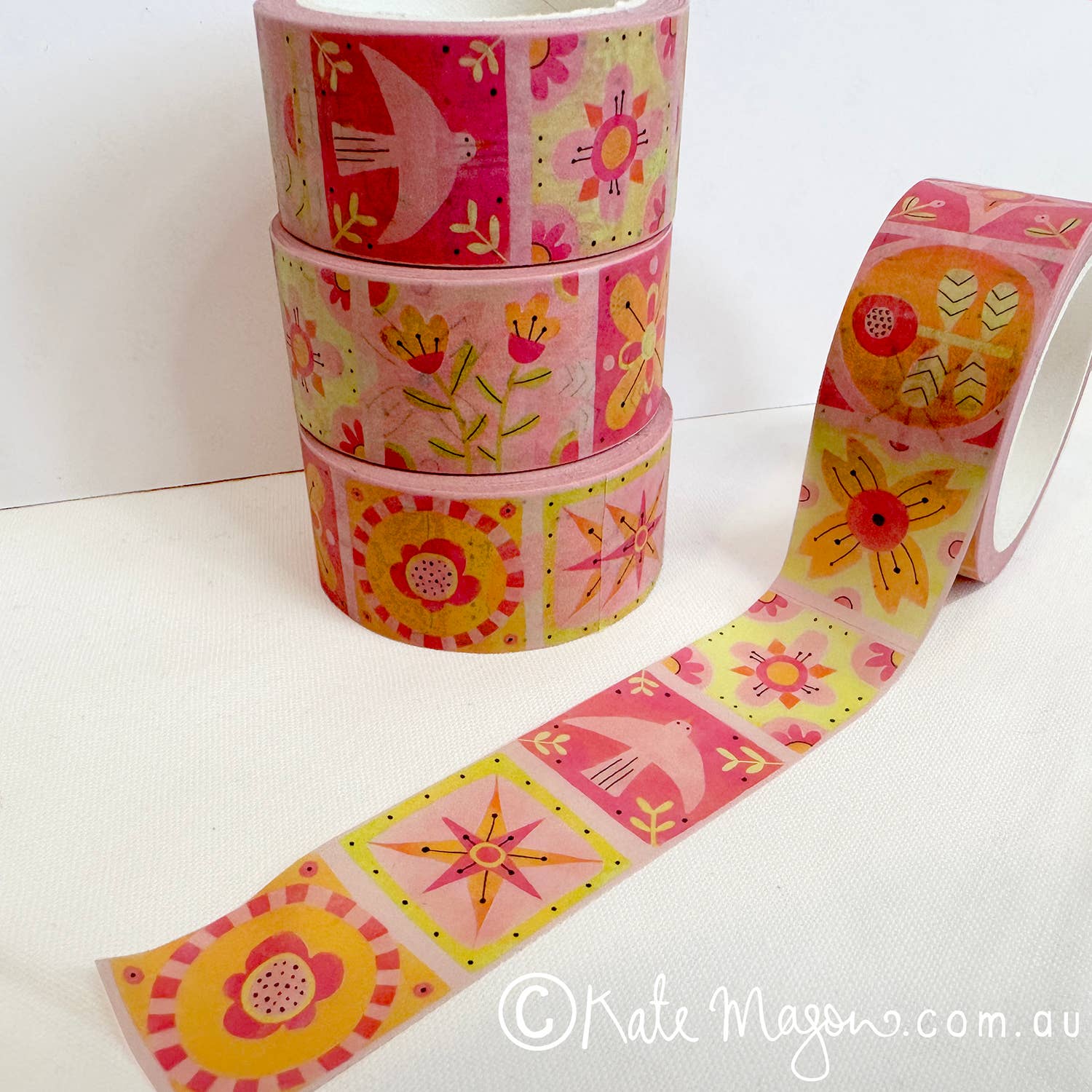 Folk Patchwork Washi Tape | Kate Mason Artist