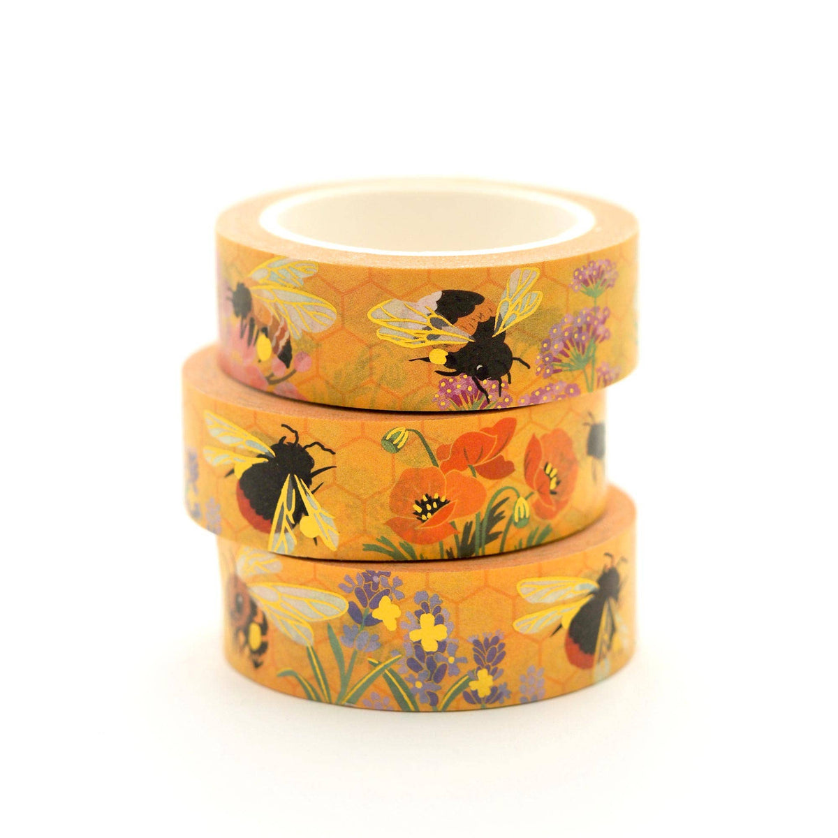 Bee Single Roll Washi Tape by Shoal | Papertail Fox
