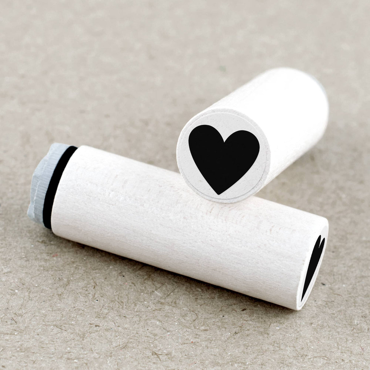 Solid Heart Mini Stamp by Merry & Bright | Papertail Fox