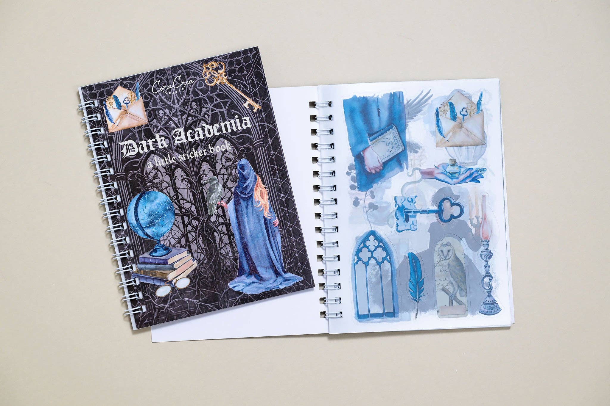 Dark Academia Sticker Book | CoraCreaCrafts