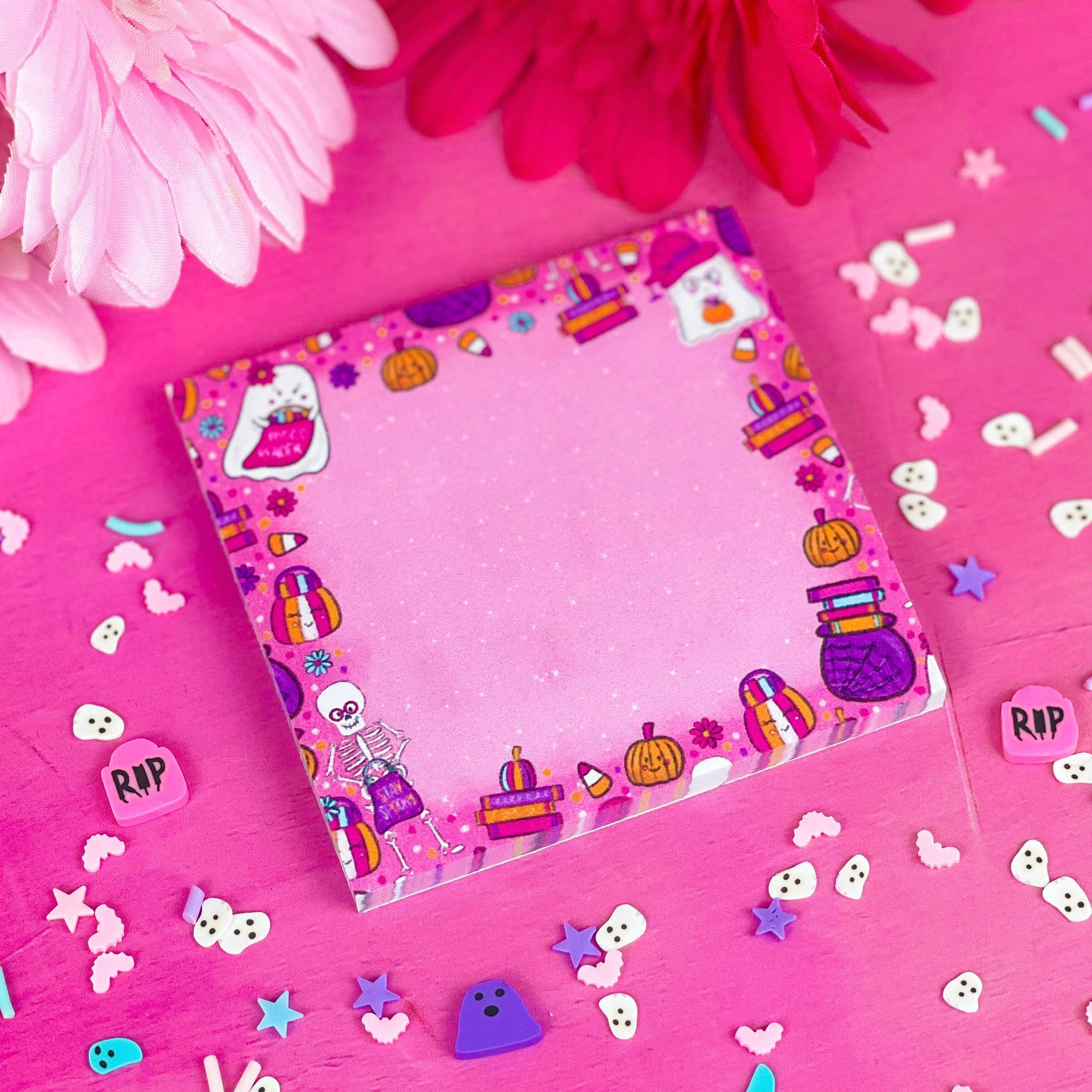 Halloween Candy Sticky Notes | Emily Cromwell Designs