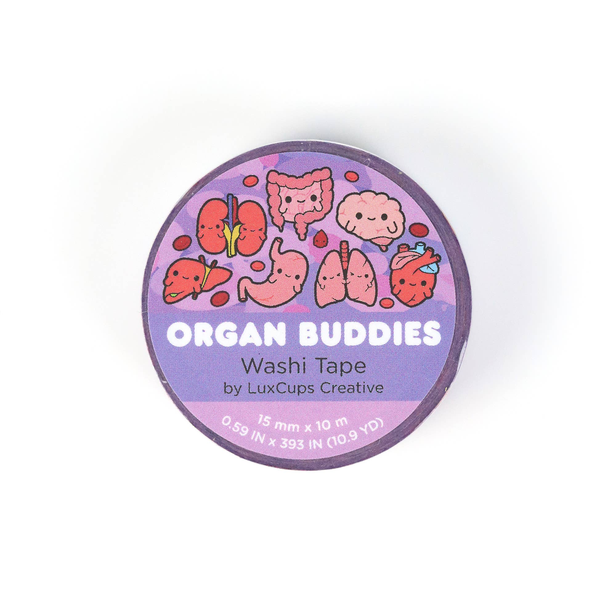 Organ Buddies Washi Tape by LuxCups Creative | Papertail Fox