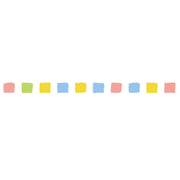 PLUS Petit Deco Rush Tape in Collage A Metallic design showing a row of shimmery colorful square dots