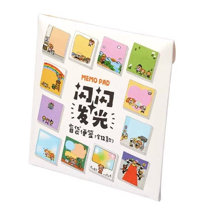 Shining Life 12 Memo Pad Box Set | RiN! Studio
