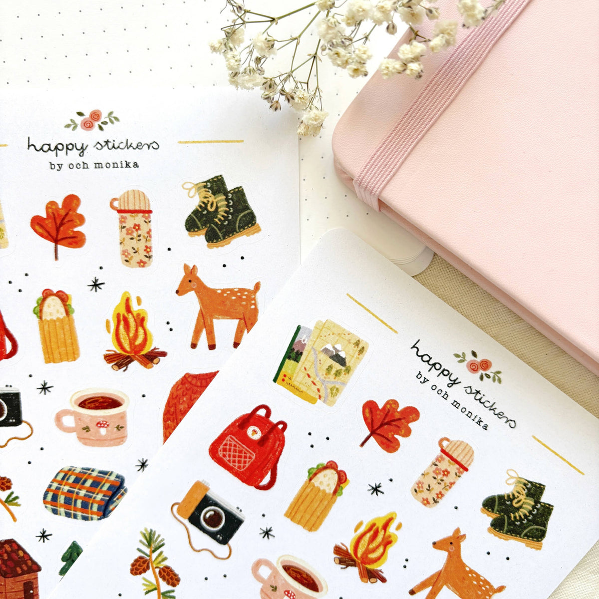 Hiking Sticker Sheet | Och Monika