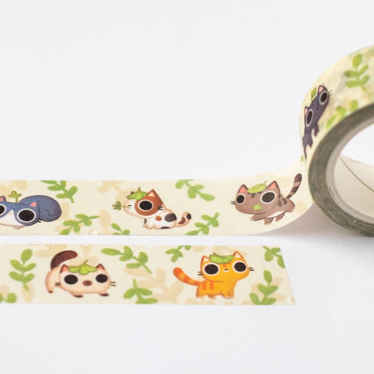 Plant Kitties Washi Tape | Birdie Tam