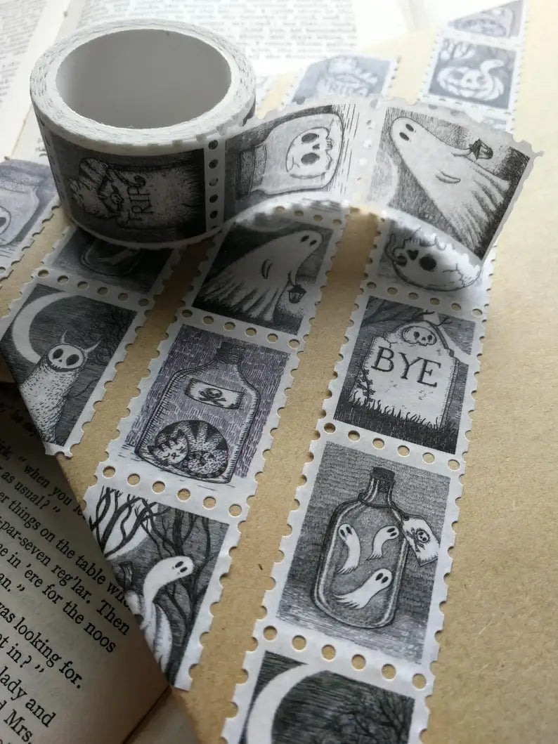 Spooky Stamps Art Washi Tape by Jon Turner | Papertail Fox