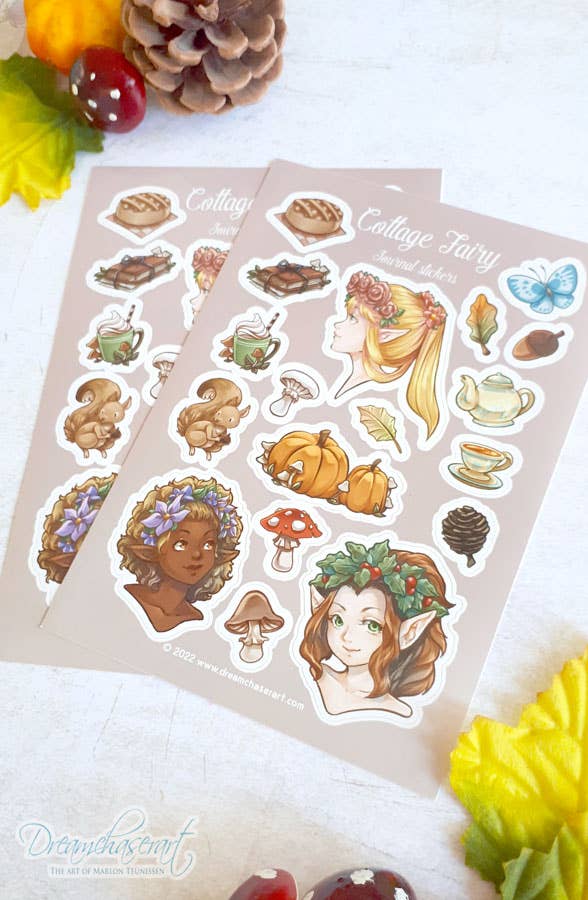 Cottage Fairy Sticker sheet