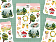 Summer in Nature Sticker Sheet by Wild Pencil Studio | Papertail Fox