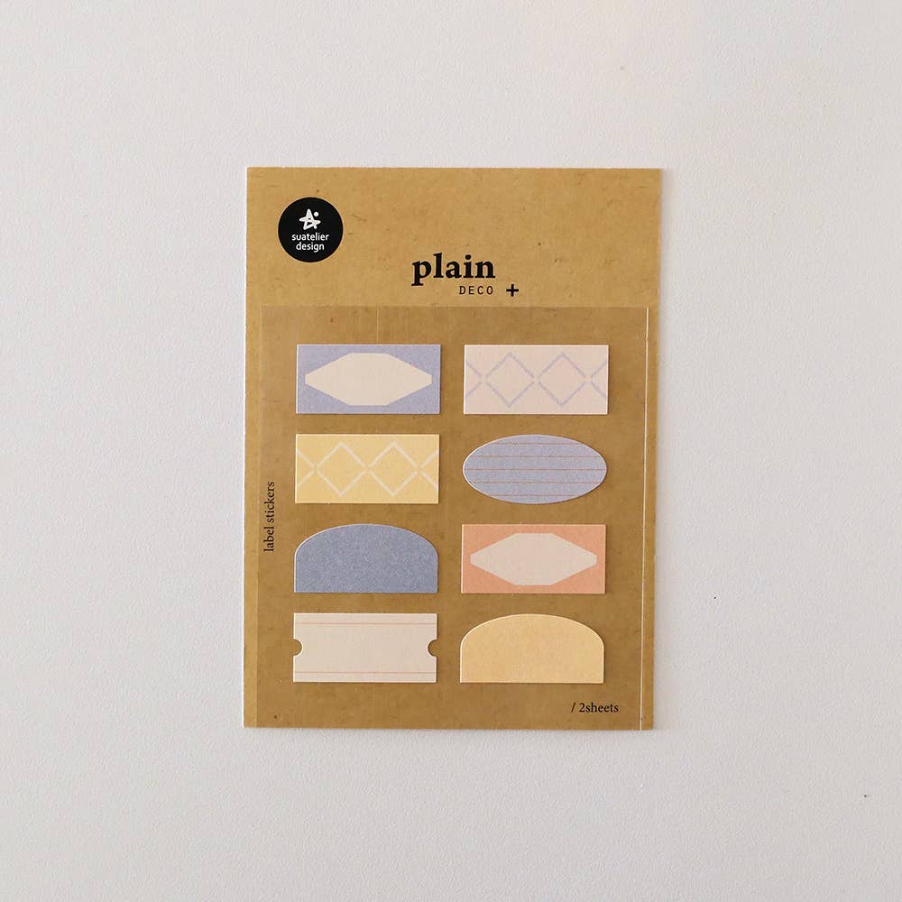 Tag and Ticket Label 2 Sheet Sticker Set by Suatelier