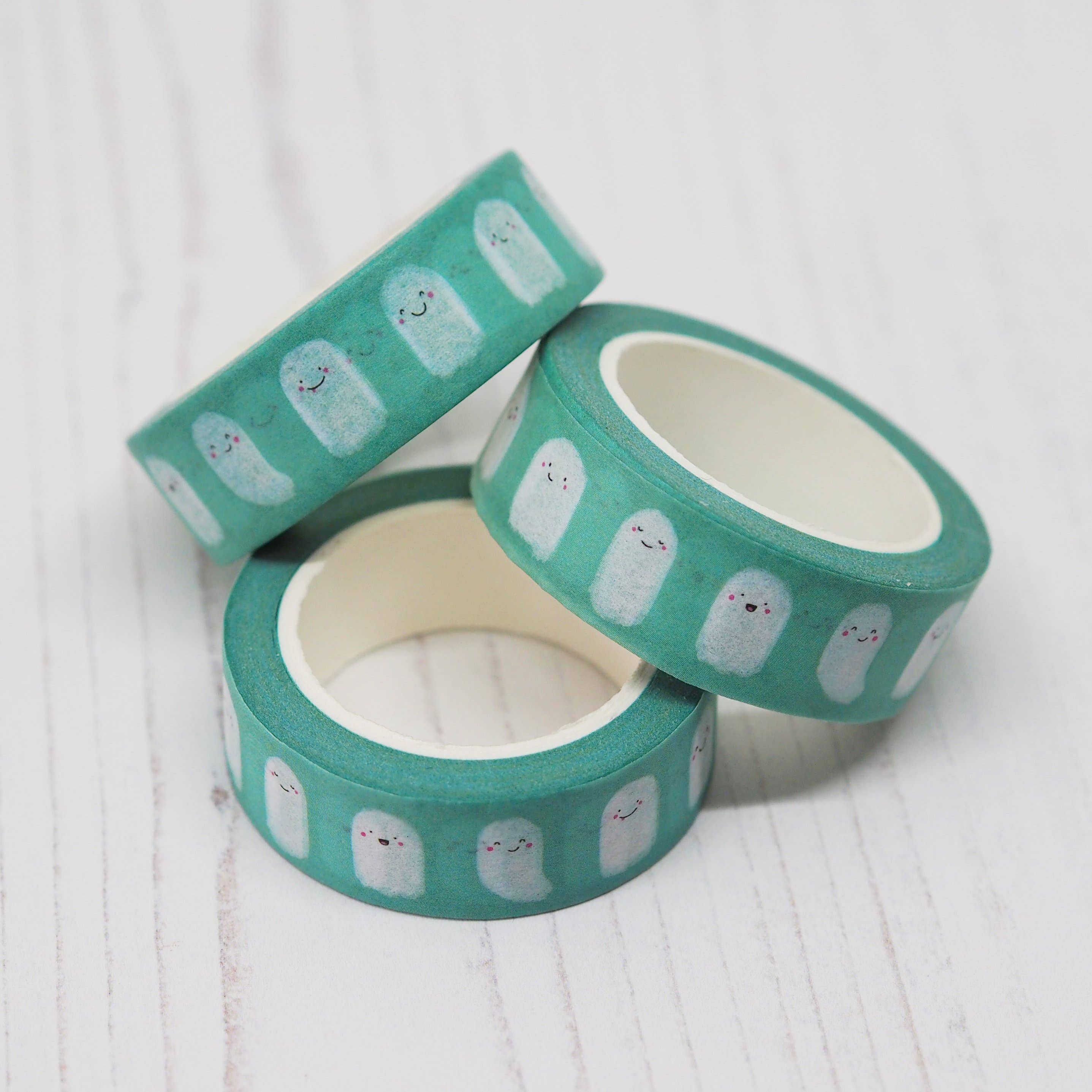 Green Ghost Washi Tape | Nutmeg and Arlo