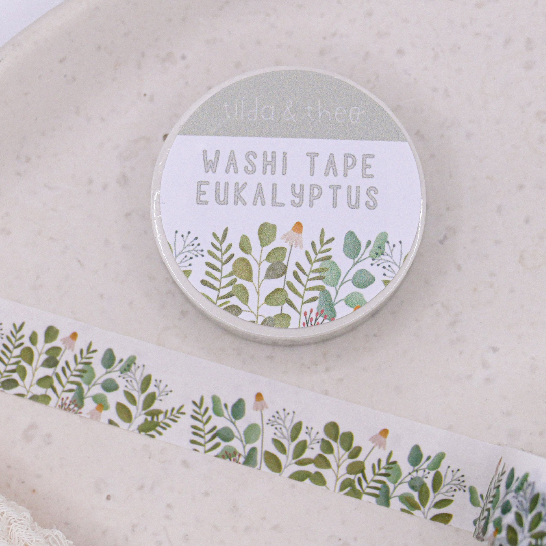 Eucalyptus Washi Tape | Tilda & Theo