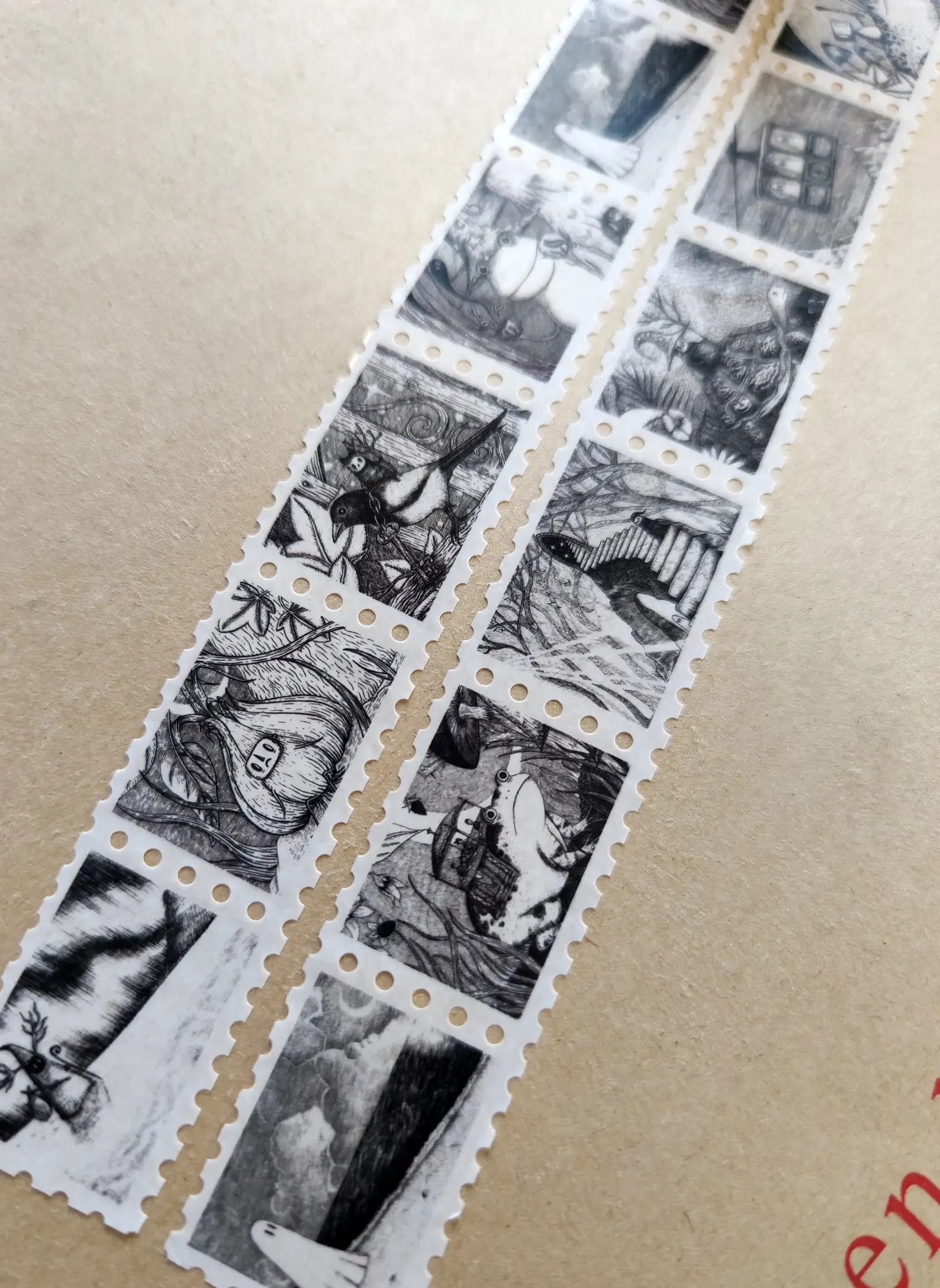 Curious Stamps Fantasy Art Washi Tape by Jon Turner | Papertail Fox