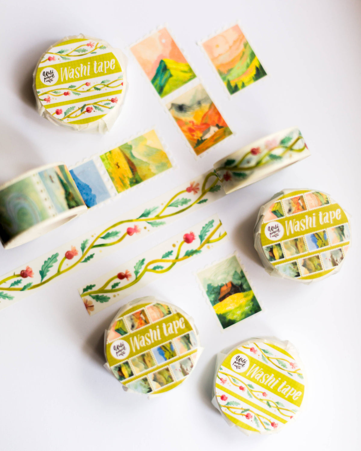 Landscapes Washi Tape | Wild Pencil Studio