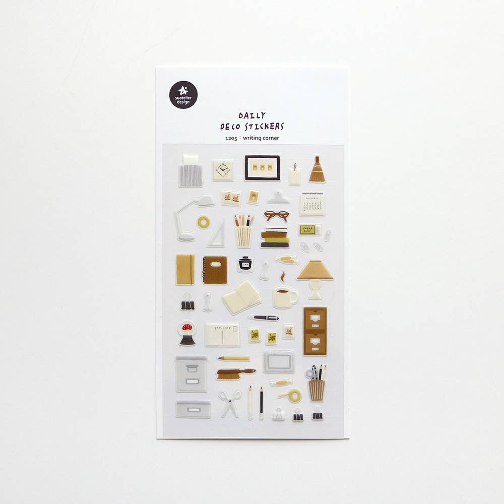 Writing Corner Sticker Sheet by Suatelier