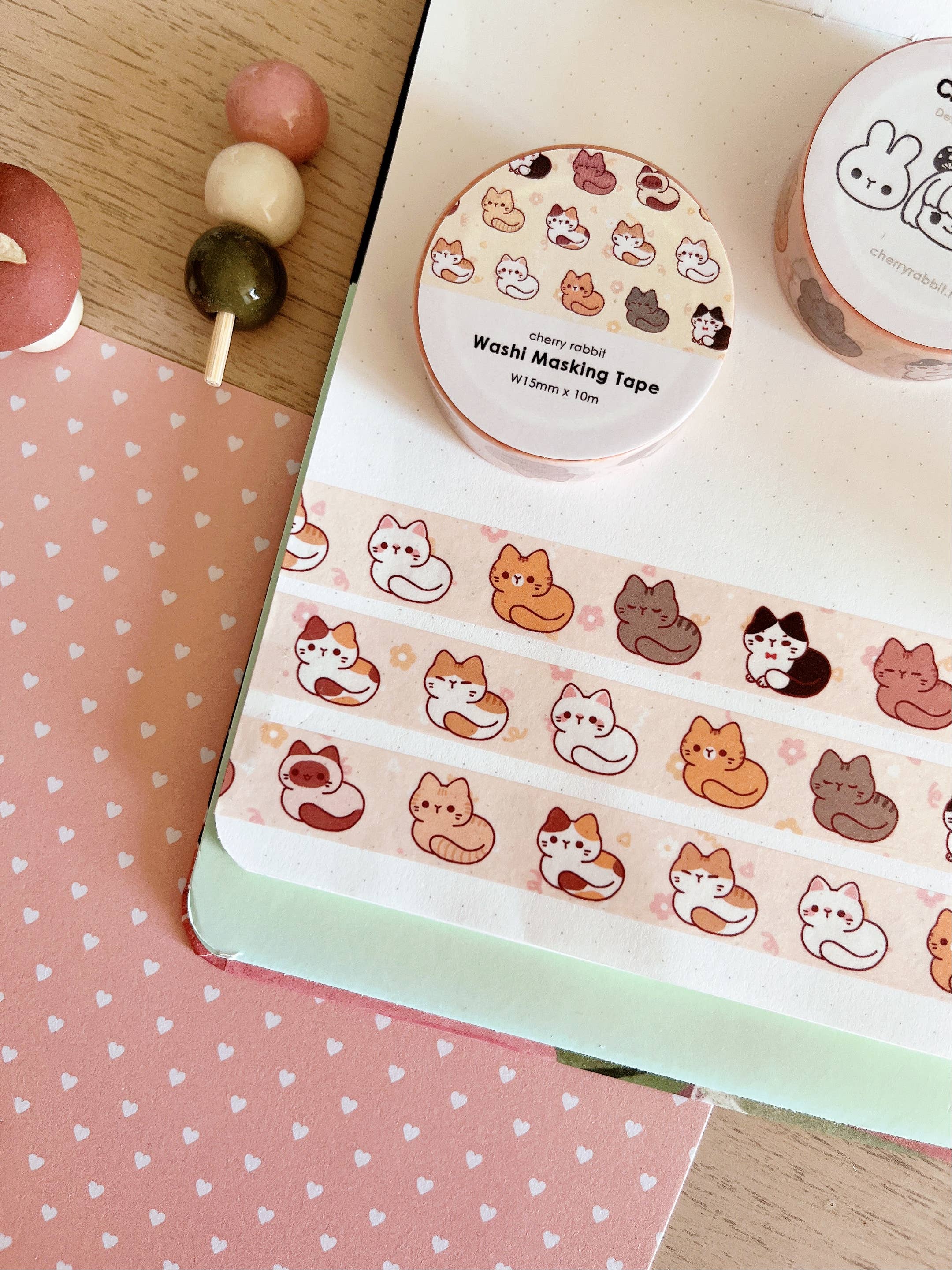 Cat Loafs Washi Tape by Cherry Rabbit | Papertail Fox