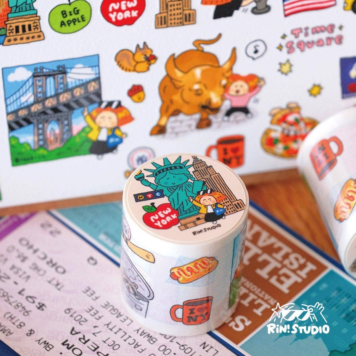 New York Die-Cut Washi Tape | RiN! Studio