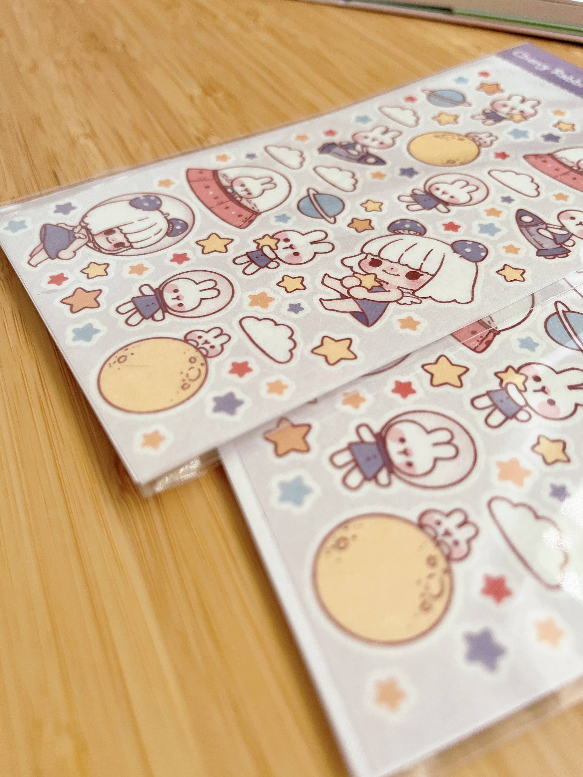 Space Adventure Sticker Sheet no.090 by Cherry Rabbit | Papertail Fox
