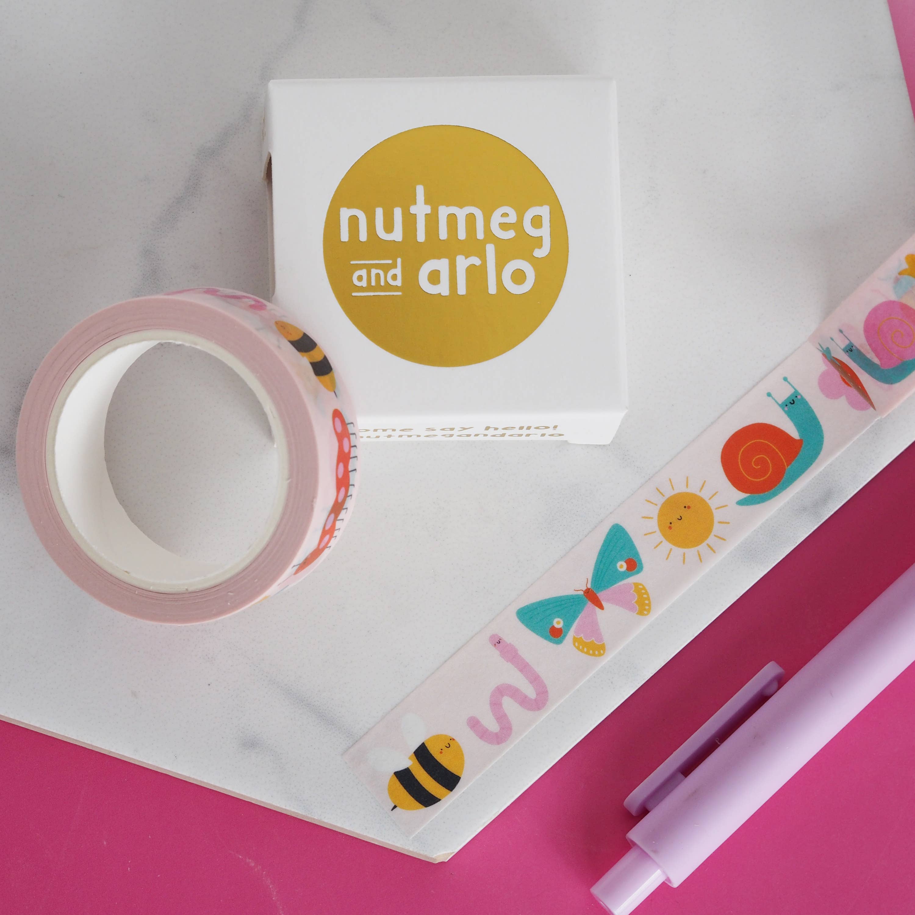 Summer Insects Washi Tape | Nutmeg and Arlo