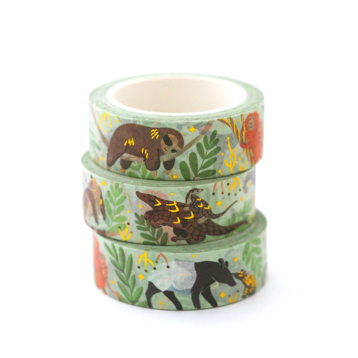 Rainforest Single Roll Washi Tape by Shoal | Papertail Fox
