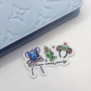 Means Family Ears Vinyl Die Cut Sticker | Planner Monkey Co
