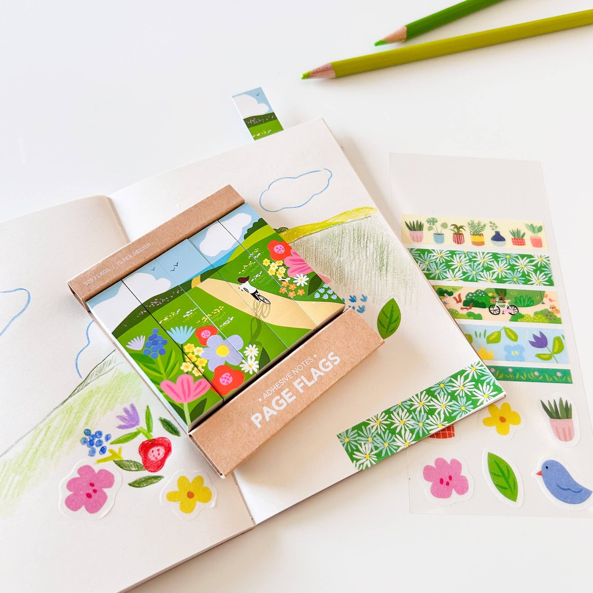 Floral Washi Stickers by Girl of All Work | Papertail Fox