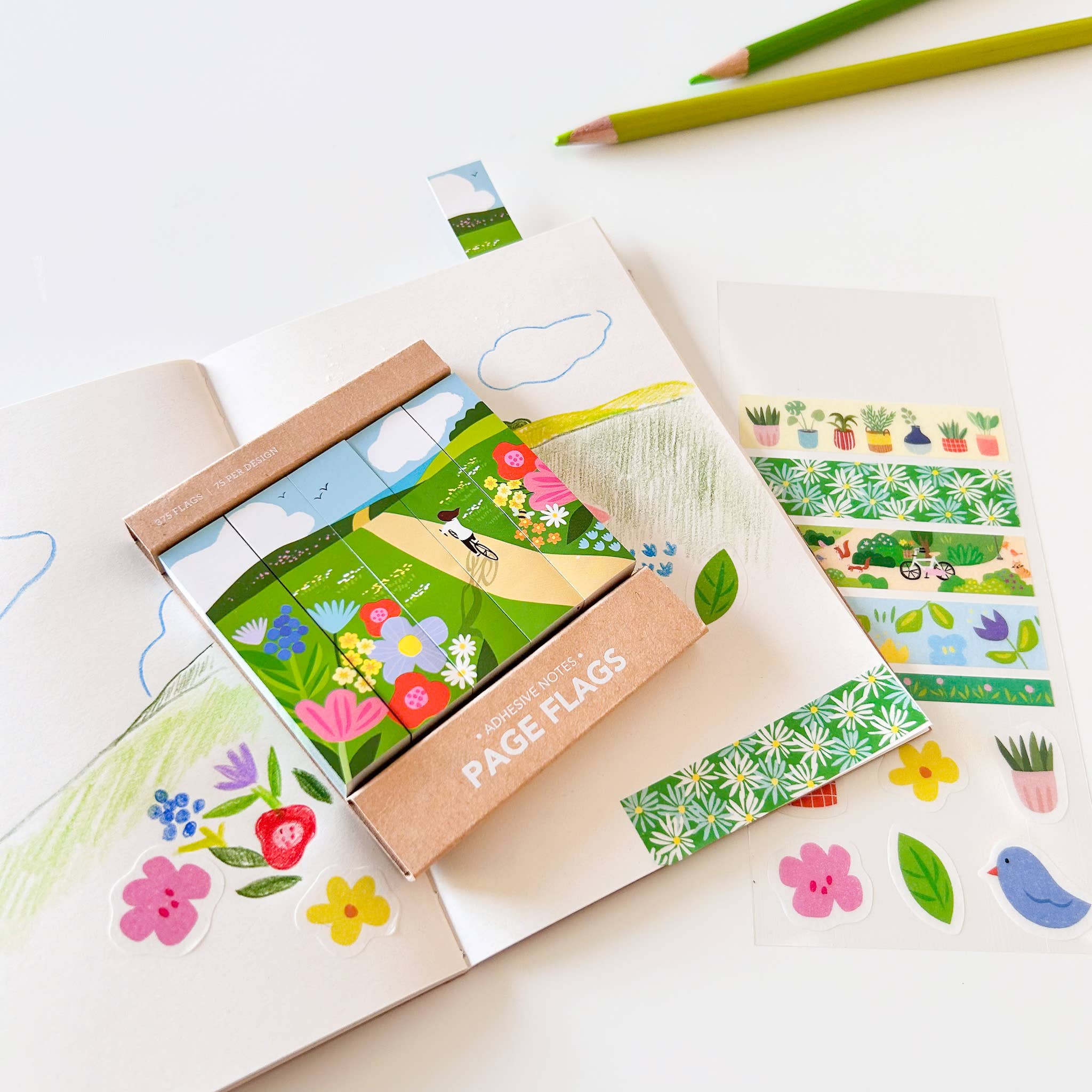 Floral Washi Stickers by Girl of All Work | Papertail Fox