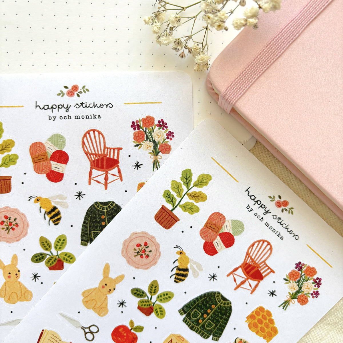 Sweet Afternoon Sticker Sheet | Och Monika