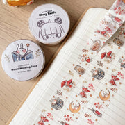 Mushroom & Rabbit Washi Tape by Cherry Rabbit | Papertail Fox