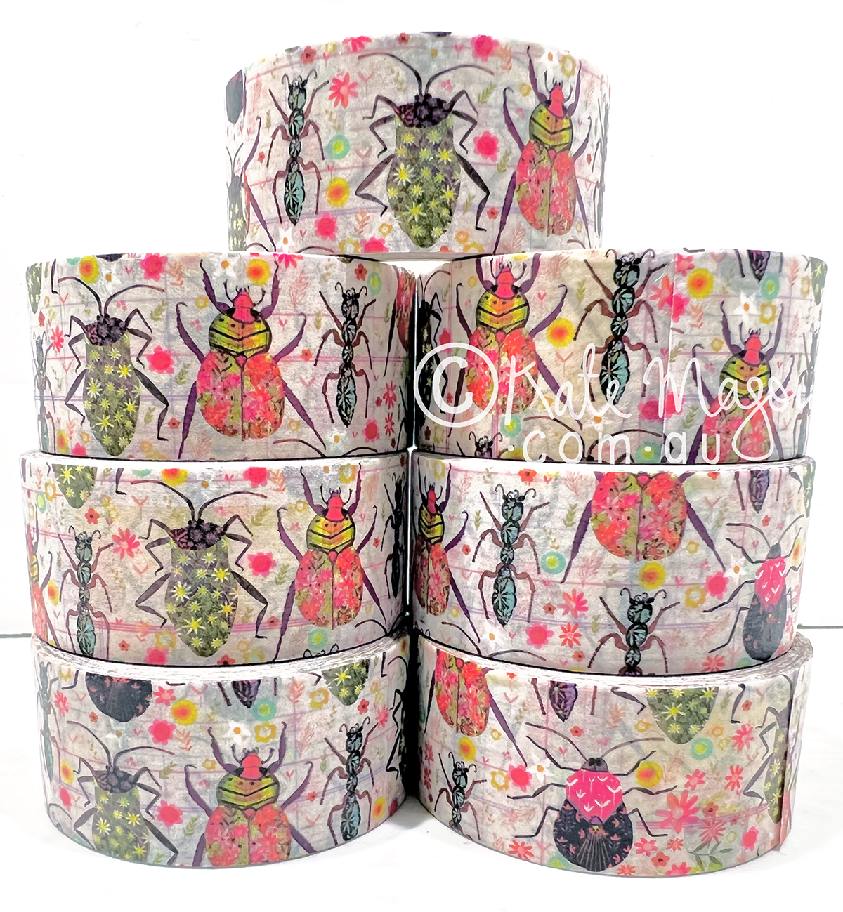 Pretty Bugs Washi Tape | Kate Mason Artist