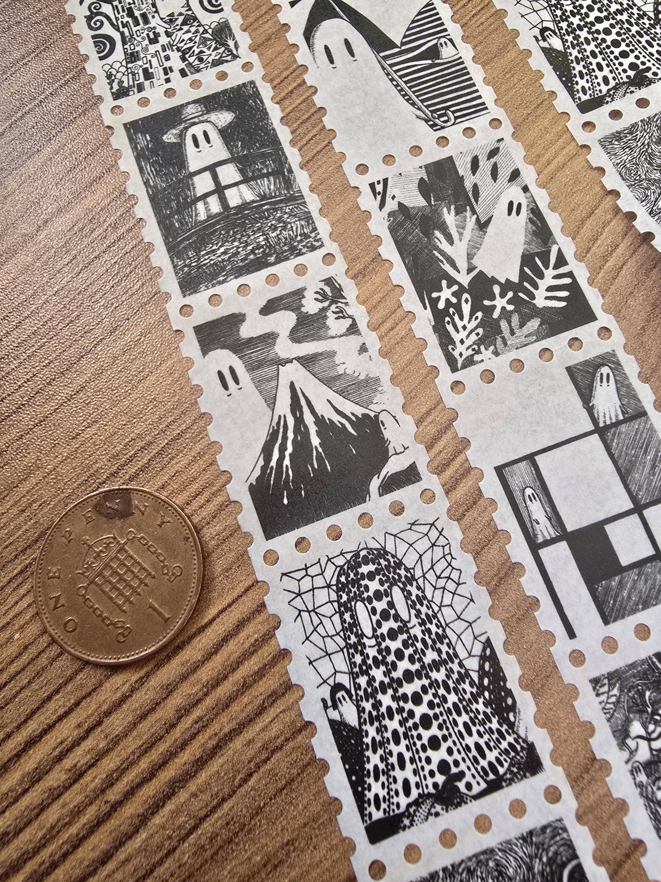 Creative Spirits Stamp Washi Tape #1 - Ghosts of Art History by Jon Turner | Papertail Fox