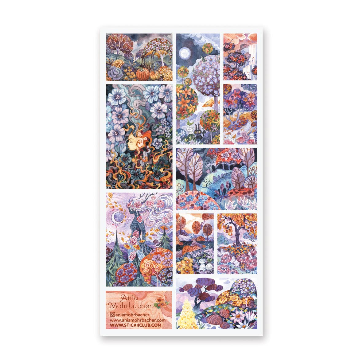 Fantastical Forest Sticker Sheet by Stickii | Papertail Fox