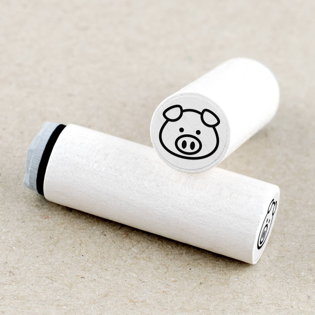 Pig Face Mini Stamp by Merry & Bright | Papertail Fox