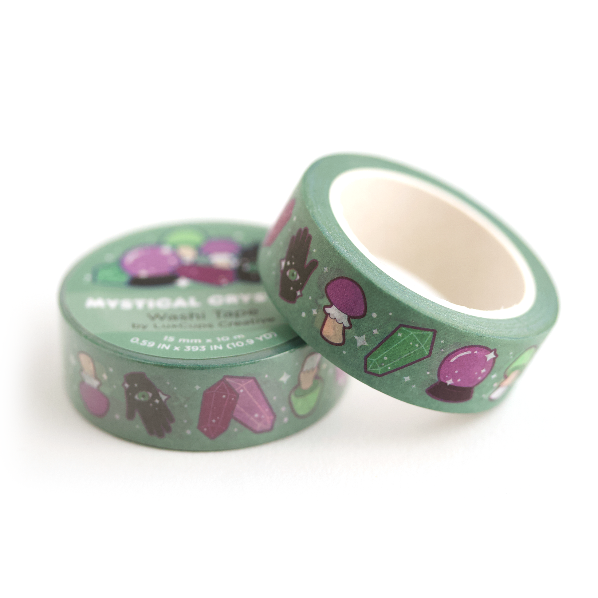 Mystical Crystals Washi Tape by LuxCups Creative | Papertail Fox