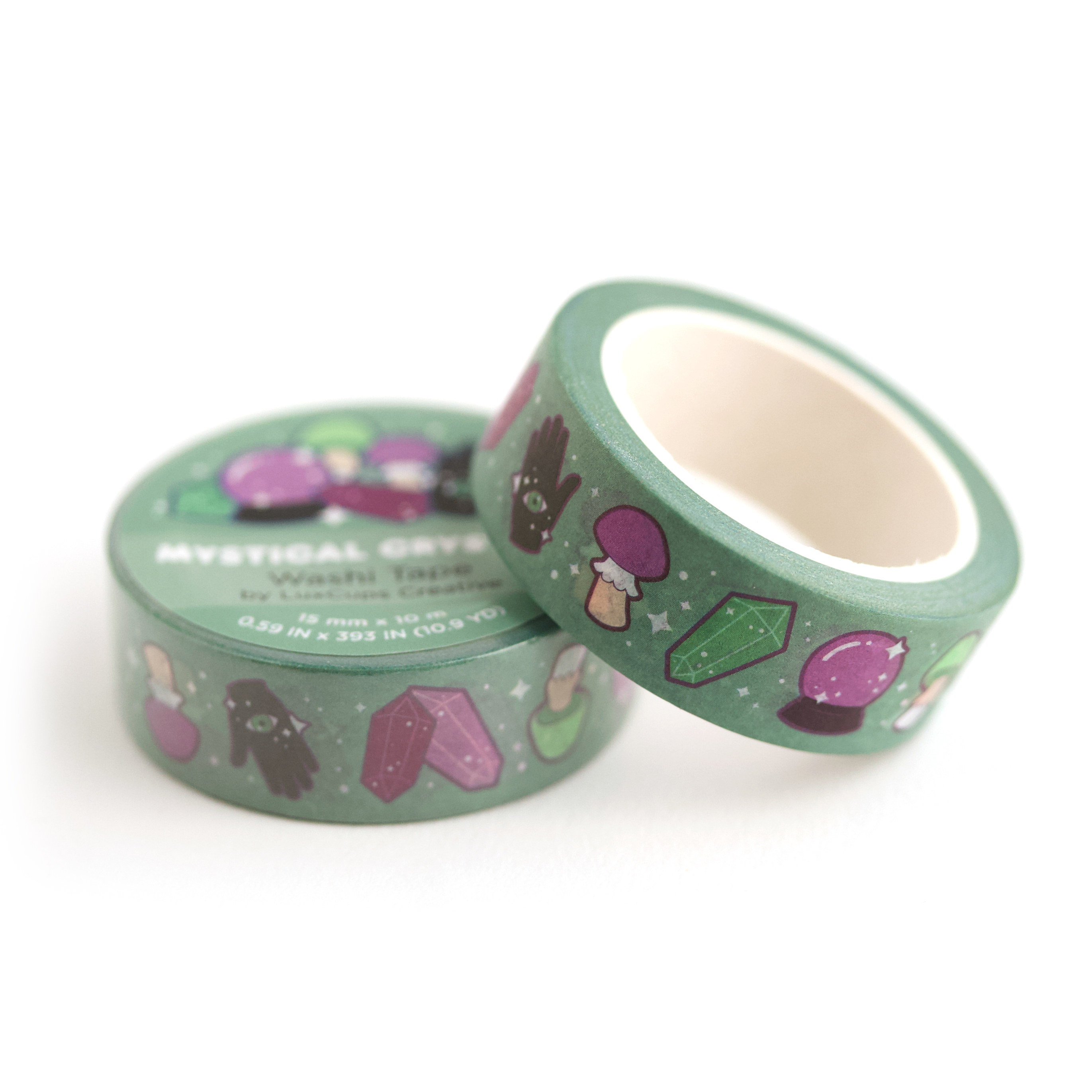 Mystical Crystals Washi Tape by LuxCups Creative | Papertail Fox