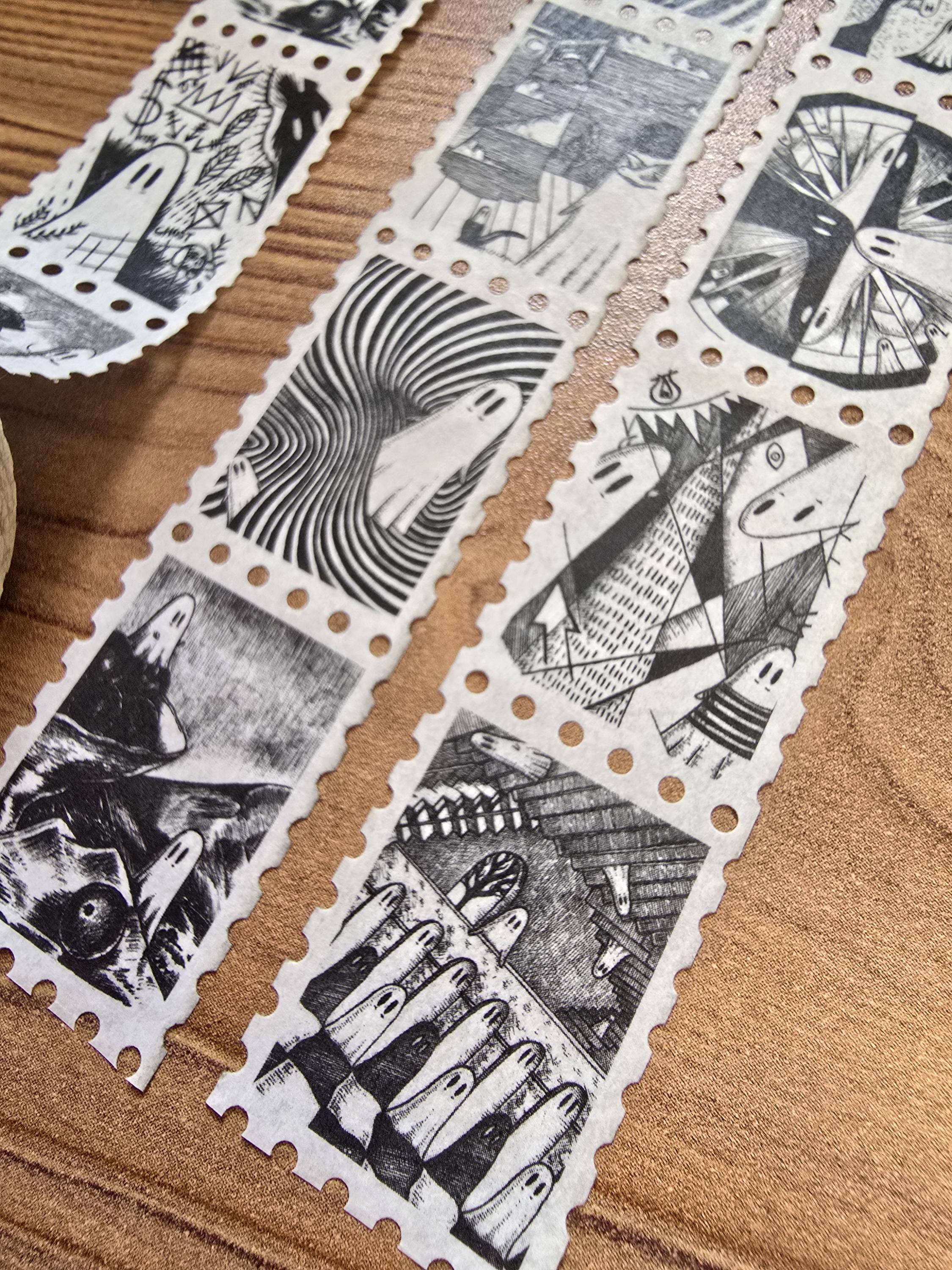 Creative Spirits Stamp Washi Tape #2 - Ghosts of Art History by Jon Turner | Papertail Fox