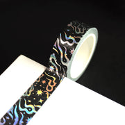 Silver Flames Foiled Washi Tape by New Heights Studio | Papertail Fox