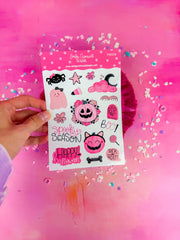 Pink Halloween Planner Sticker Sheet by Emily Cromwell Designs | Papertail Fox