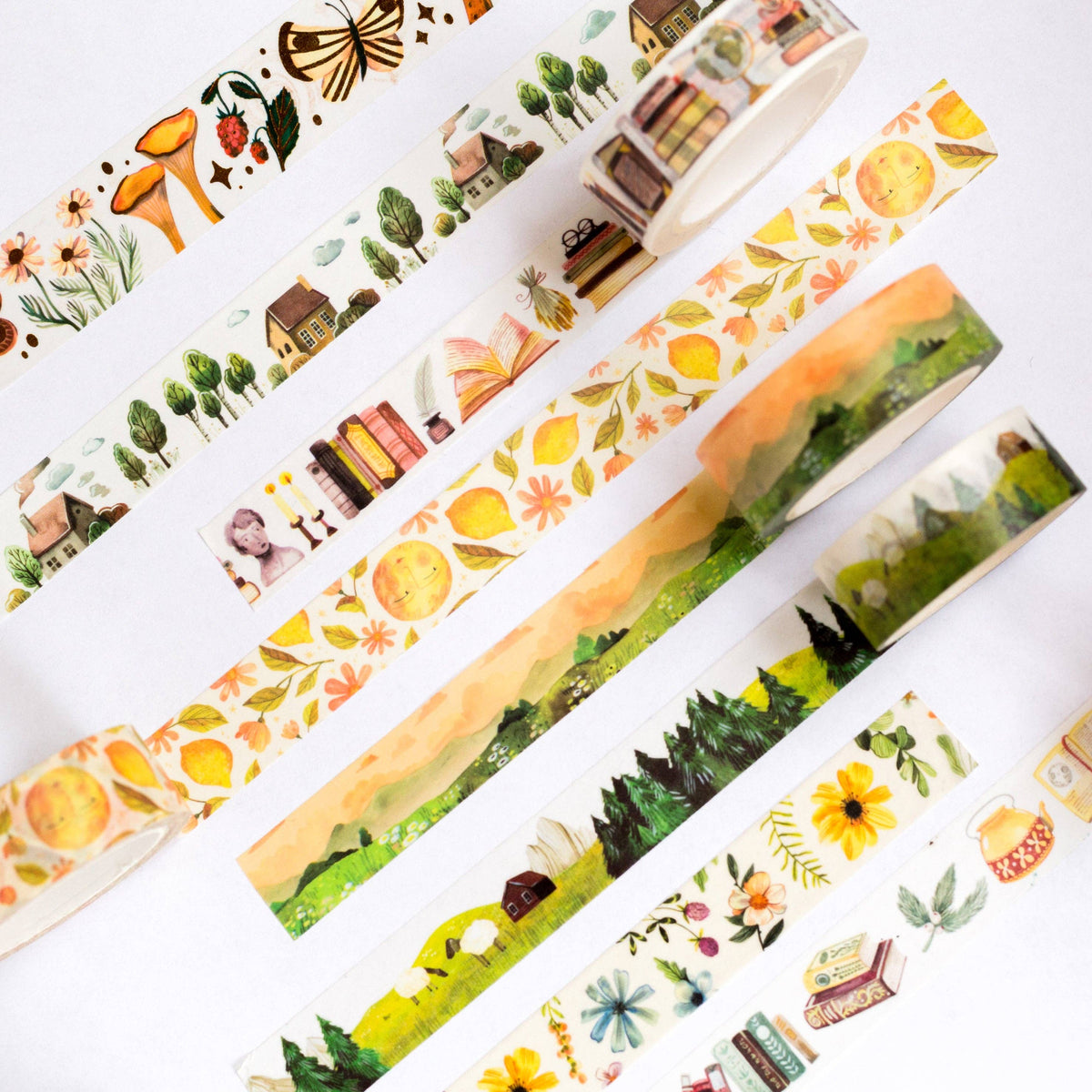 Bookshelf Washi Tape | Wild Pencil Studio