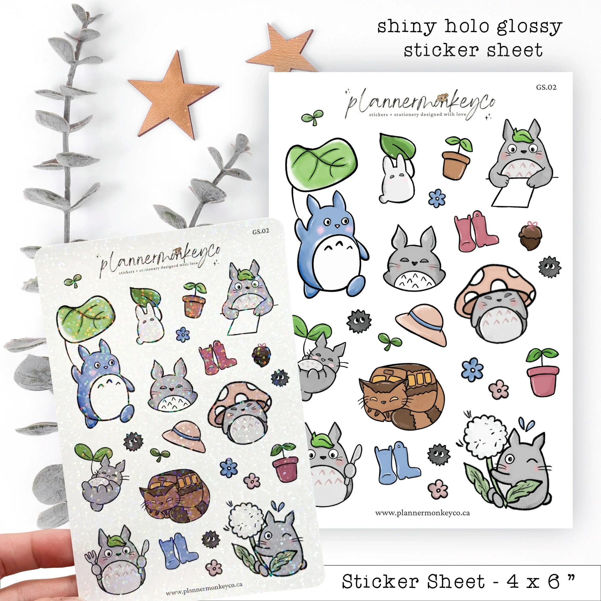 Whimsy Woods Sticker Sheet | Plannermonkeyco - Papertail Fox