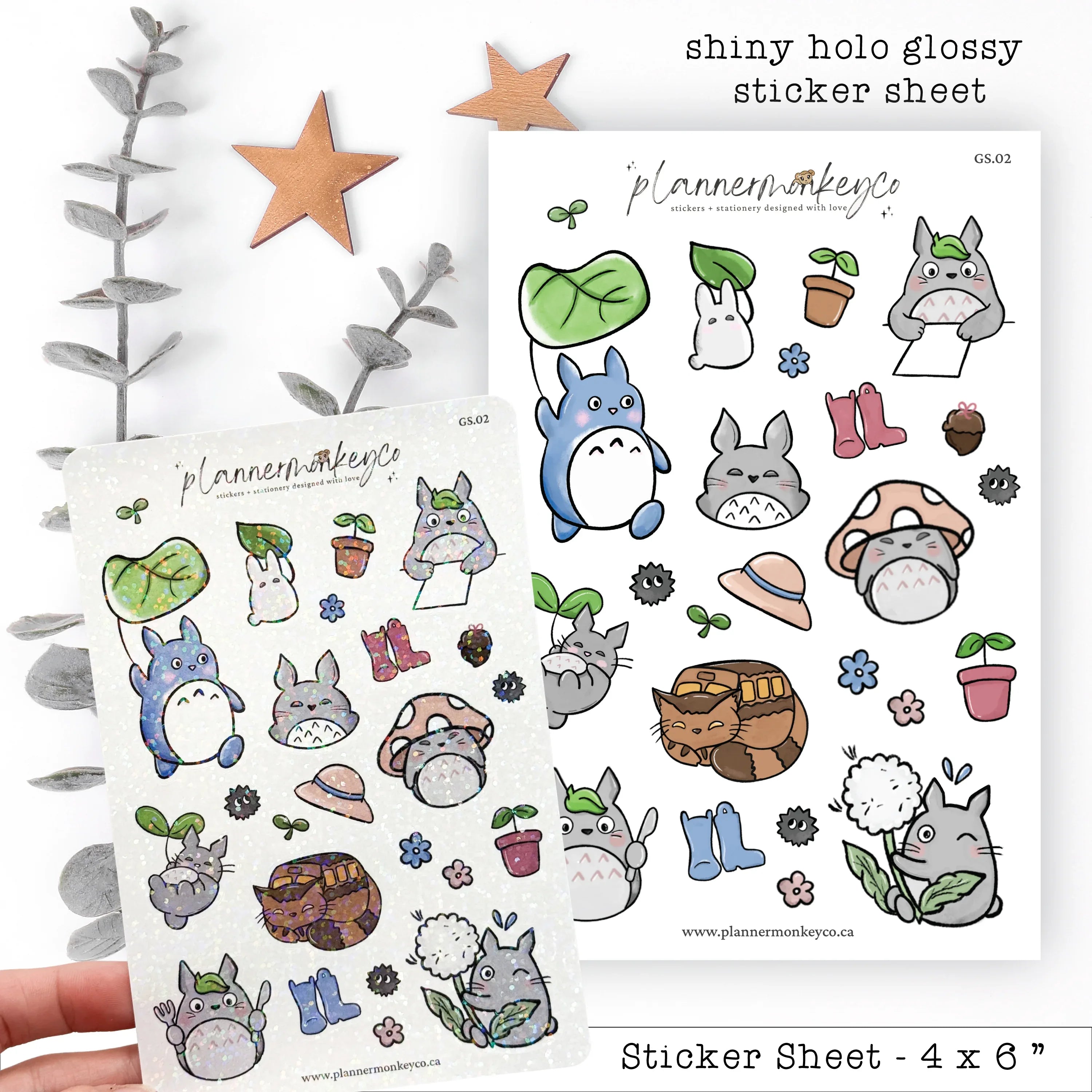 Whimsy Woods Sticker Sheet | Plannermonkeyco - Papertail Fox