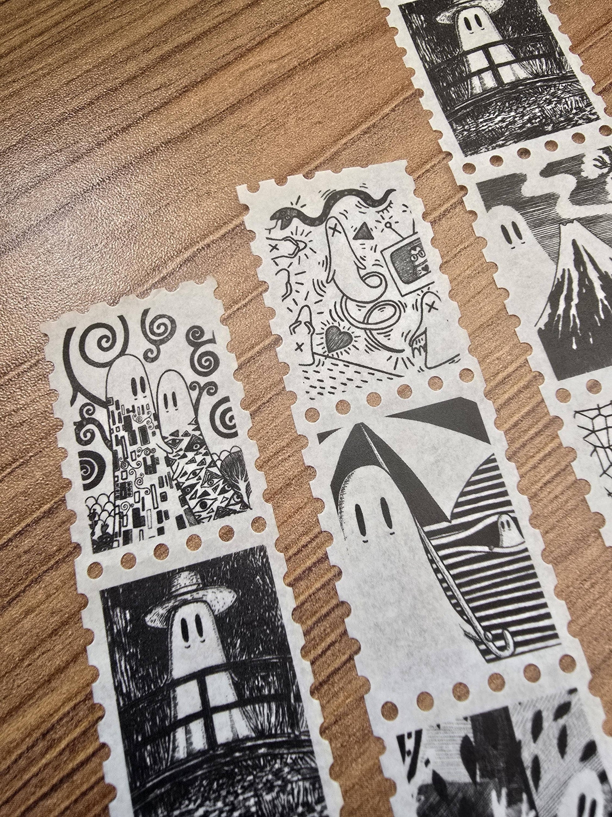 Creative Spirits Stamp Washi Tape #1 - Ghosts of Art History by Jon Turner | Papertail Fox