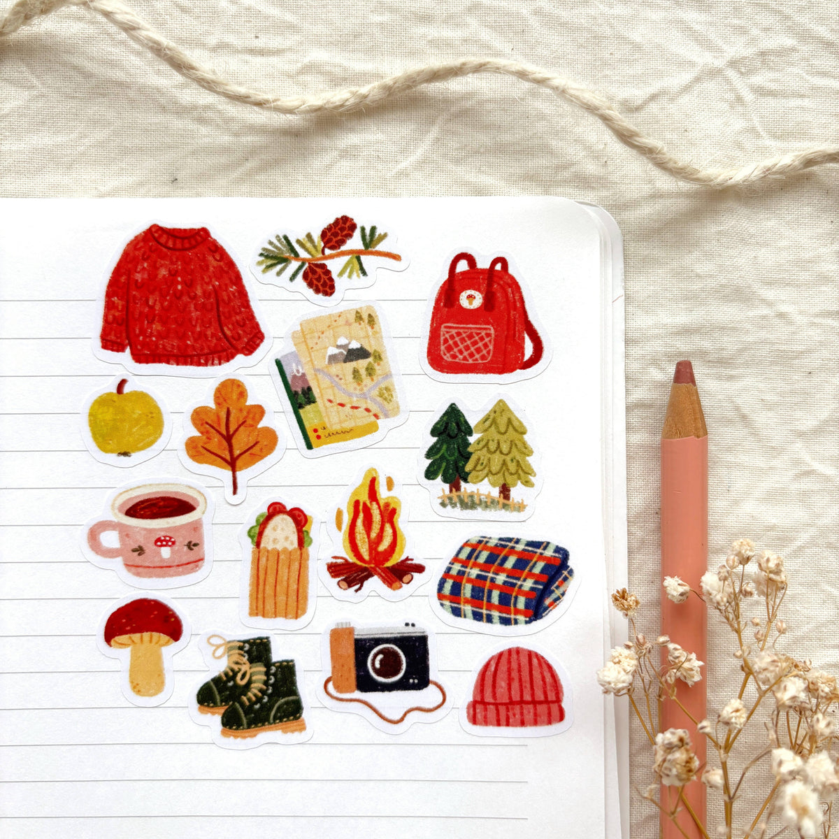 Hiking Sticker Sheet | Och Monika