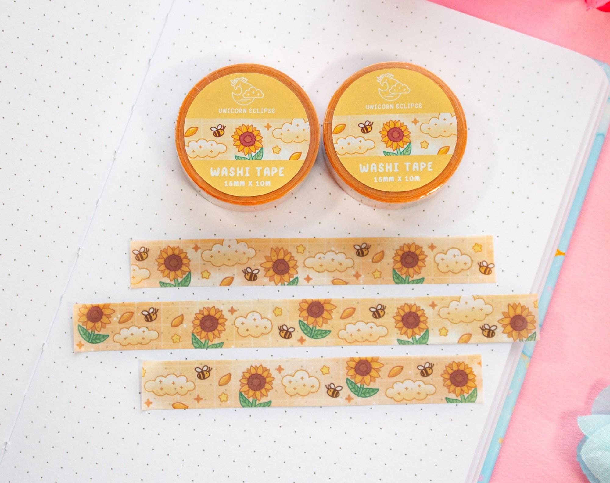 Sunflower Dreams Washi Tape | Unicorn Eclipse - Papertail Fox