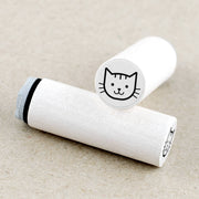 Cat Face Mini Stamp by Merry & Bright | Papertail Fox