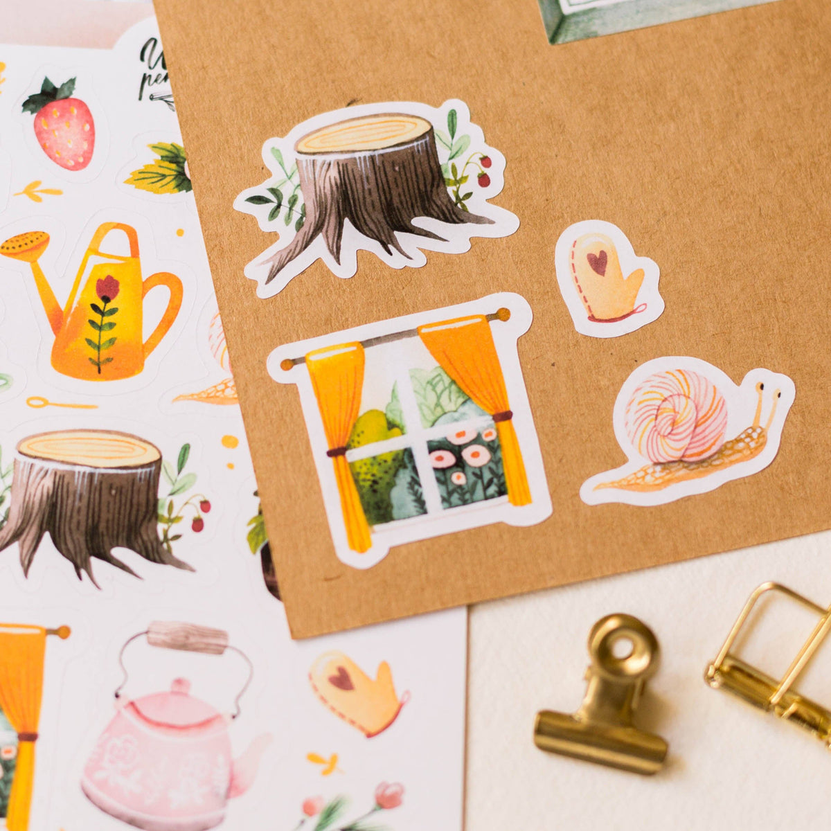 At Grandma's Sticker Sheet | Wild Pencil Studio