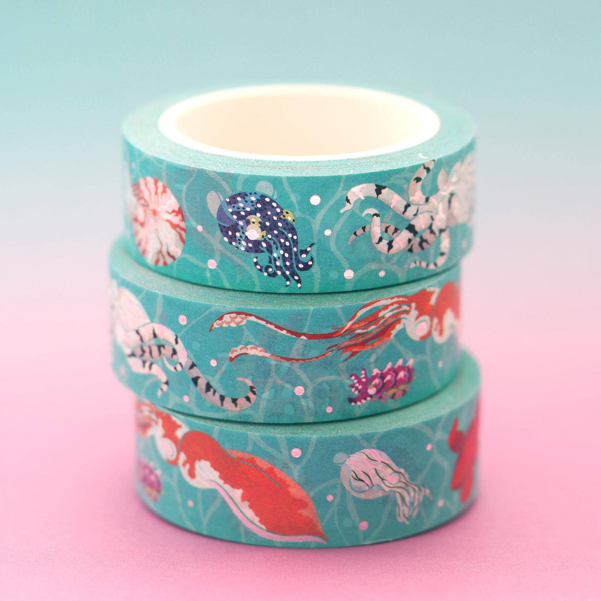 Cephalopod Single Roll Washi Tape by Shoal | Papertail Fox