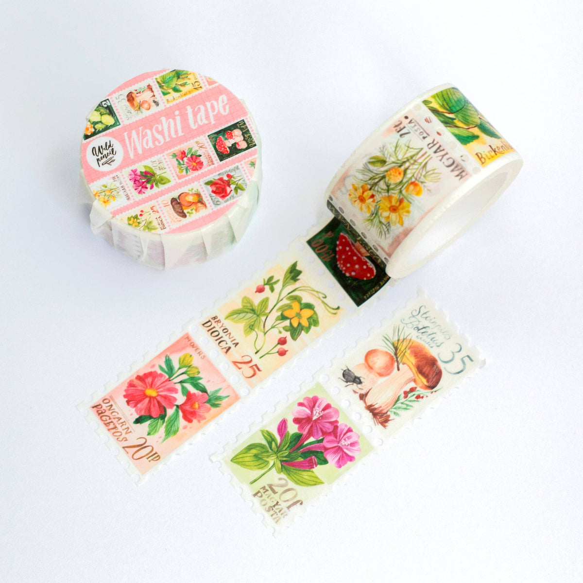 Botanical Stamps Washi Tape by Wild Pencil Studio | Papertail Fox